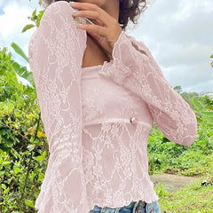 Lace Mesh Fairy Y2K Set