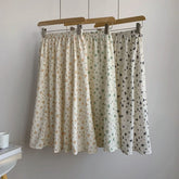 Cottagecore Vintage High Waist Skirt