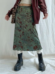 Goblincore Tie Dye Long Skirt