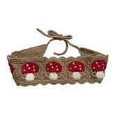 Cottagecore Pastoral Crochet Hair Scarf