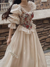 Cottagecore Fairy Style Floral Dress