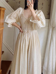 French Ruffles Princess Night Dress
