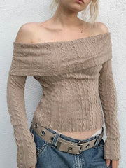 Cozy Chic Off-Shoulder Top