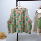 Cottagecore Vintage Knit Vest