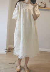Cottagecore Floral Midi Dress