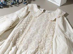 Lace Edwardian Pan Collar Blouse