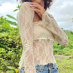 Lace Mesh Fairy Y2K Set