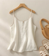 Cottagecore Spaghetti Strap Embroidery Top