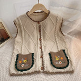 Cottagecore Vintage Double Pocket Vest