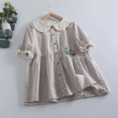 Cute gingham blouse