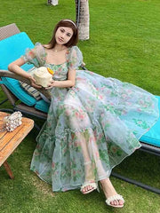 Fairy Casual Floral Princess Dress