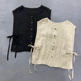 Cottagecore Summer Linen Top