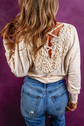 Crochet Open Back Ribbed Top
