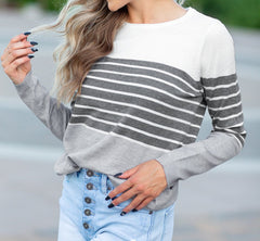 Classic Striped Lightweight Sweater