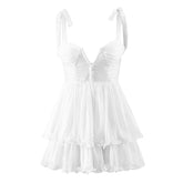 Analisa Lace Up Mini Dress