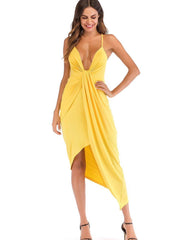 Fashion Sexy Backless Vest Maxi Dresses