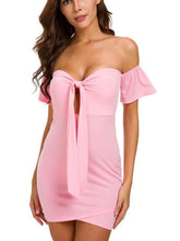 Fashion Short sleeve Lacing Bodycon Dresses