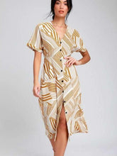 Fashion Single-breasted Floral Maxi Dresses