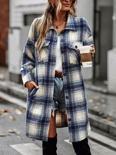 Plaid Shirt Cardigan