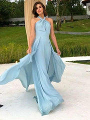 Sexy Vent Backless Halt Maxi Dresses