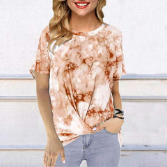 Fashion Round neck Print Short sleeve T-Shirts