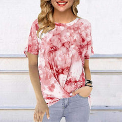 Fashion Round neck Print Short sleeve T-Shirts