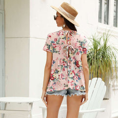 Fashion Round neck Print Short sleeve T-Shirts
