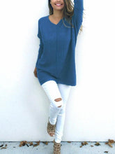 Fashion V-Neck Long Sleeve Women's Sweater