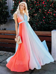 Fashion Women Skater Strapless Sexy Vacation Chiffon Dresses