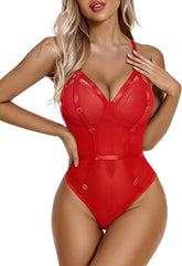Avidlove Snap Crotch Teddy Lingerie for Shape-Shifting Bodysuit Lingerie Strappy One Piece Lingerie