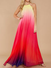 Fashion Strap Multicolor maxi Dresses