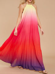 Fashion Strap Multicolor maxi Dresses