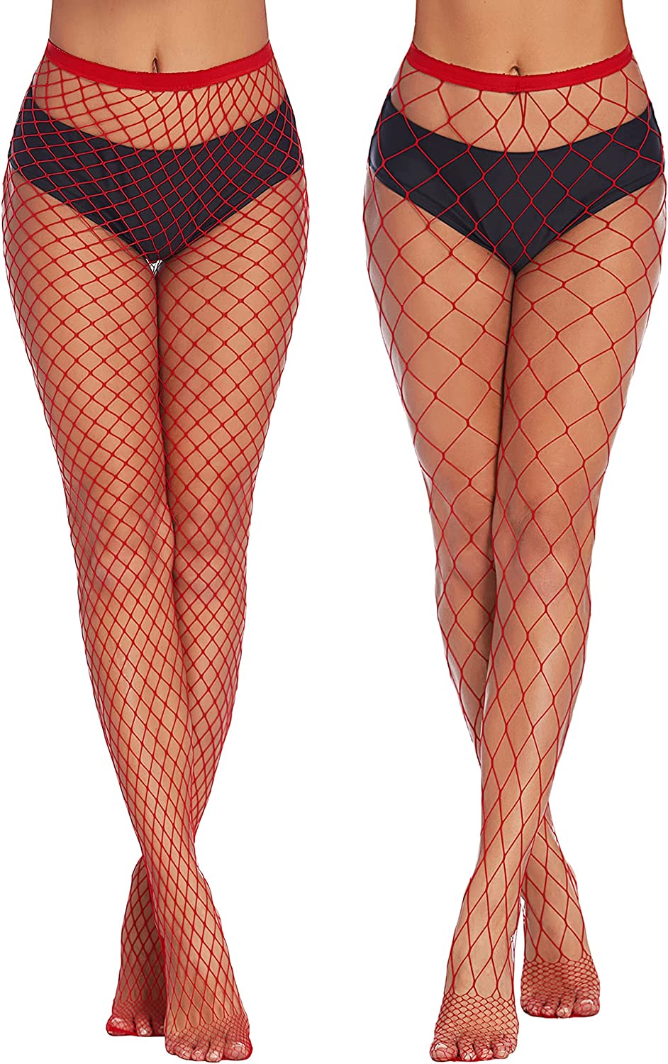 Avidlove Fishnet Thigh Highs Plus Size Fishnet Stockings Pantyhose for Tights