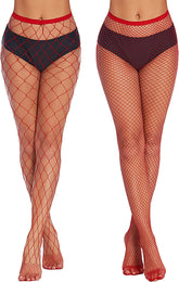 Avidlove Fishnet Thigh Highs Plus Size Fishnet Stockings Pantyhose for Tights