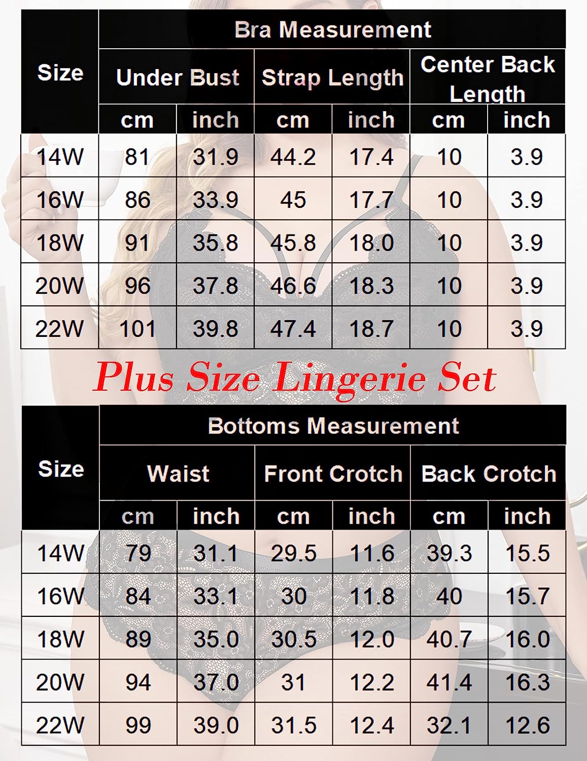 Avidlove Plus Size Lingerie for Bra Panties Set Garter Lingerie Set