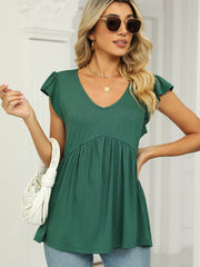 Tops V Neck Sleeveless Solid Color Casual Versatile Tank Top