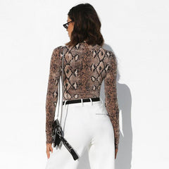 Fashion Sexy Serpentine Jumpsuit
