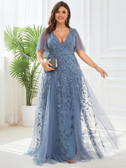Plus Size Floor Length Formal Evening Gowns for Weddings