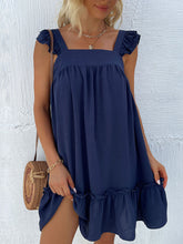 Vacation Beach Loose Sleeveless Mini Dress