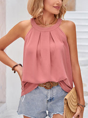 Casual Solid Color V-Neck Lace T-Shirt