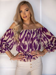 One Shoulder Loose All Match Short Sleeved T-Shirt