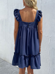 Vacation Beach Loose Sleeveless Mini Dress