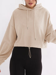 Pullover Hooded Drawstring Stylish And Comfortable Hoodie