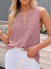 Casual Solid Color V Neck Loose T-Shirt