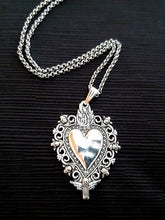 Vintage Gothic Heart Pendant Necklace