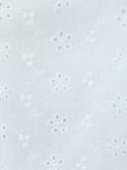 White Tie Front Lace Cropped Tank Top