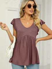 Tops V Neck Sleeveless Solid Color Casual Versatile Tank Top