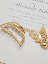 Butterfly Chain Decor Hair Claw