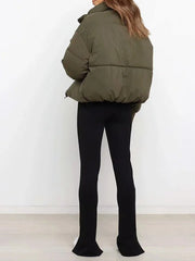 Solid Loose Short Down Jacket