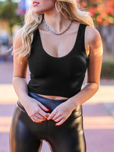 Tops Fashion Knitting Sexy Open Umbilical Tank Top